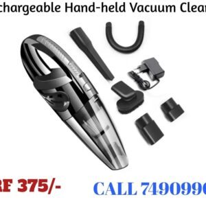 Rechargeable car vacuum cleaner