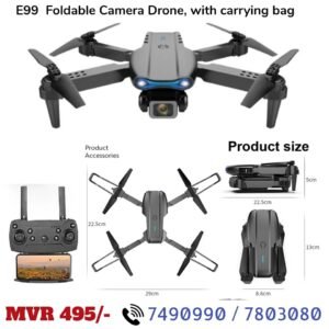 E99 foldable camera drone