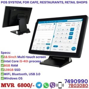 Five Bits all in one POS system, i5, 8gb ram, 128gb ssd