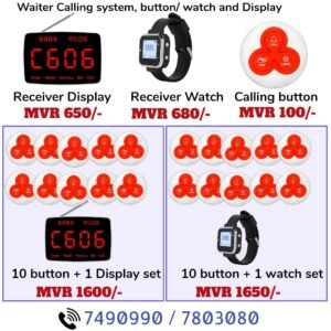 waiter calling system, 10 button, System