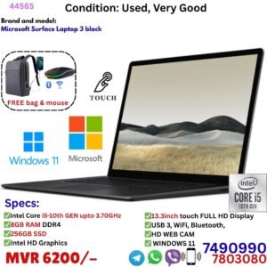 Surface laptop 3 i5 10 Gen/8gb ram/256gb ssd