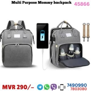 Multi purpose mommy backpack