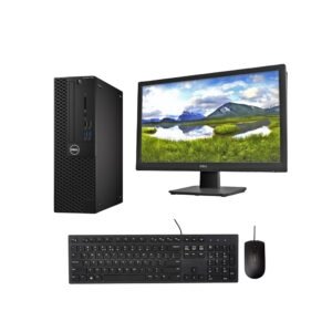 DELL OPTIPLEX 3050 SFF, core i7, 8GB RAM, 256GB SSD, with 19.5ich monitor and wireless keyboard mouse