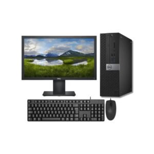 Dell OptiPlex 7040 SFF, 8gb ram, 256gb ssd, AMD R7 350 4gb grapics, with 27inch monitor and keyboard mouse