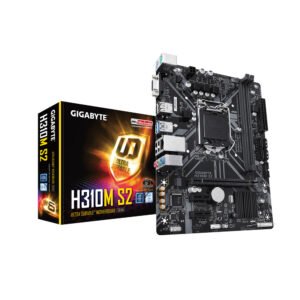 Gigabyte motherboard H310M-S2, LGA 1151, DDR4, PCI-E 3.0