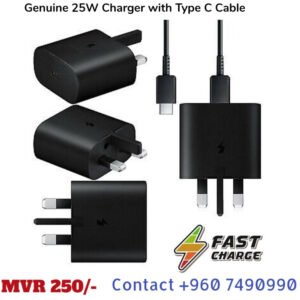 25W fast charger, 3PIN with type-C Cable