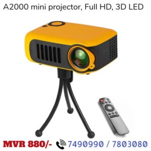 A2000 Mini Projector, Full HD, 3 Led