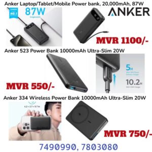 Anker 334 Wireless Power Bank 10,000mAh Ultra-slim 20W