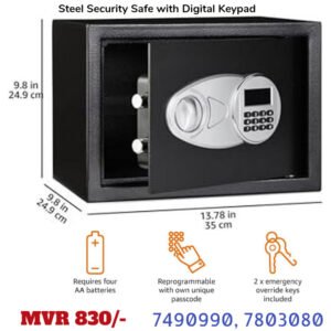 Steel Security Safe with Digital Keypad