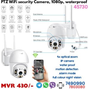 PTZ Wifi Camera , 4x zoom, 360 remote view