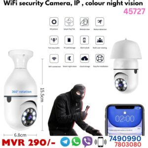 Wifi Camera , 360, Bulb Holder,