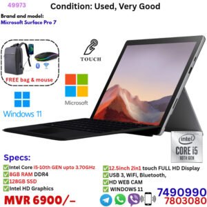 Microsoft Surface Pro 7 12.3" Tablet (i5-1035G4 8GB 128GB SSD Windows 11 Pro